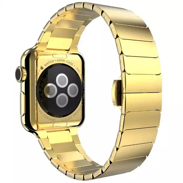 Браслет Link для Apple Watch браслет из нержавеющей стали с 1:1 оригинальный ремешок