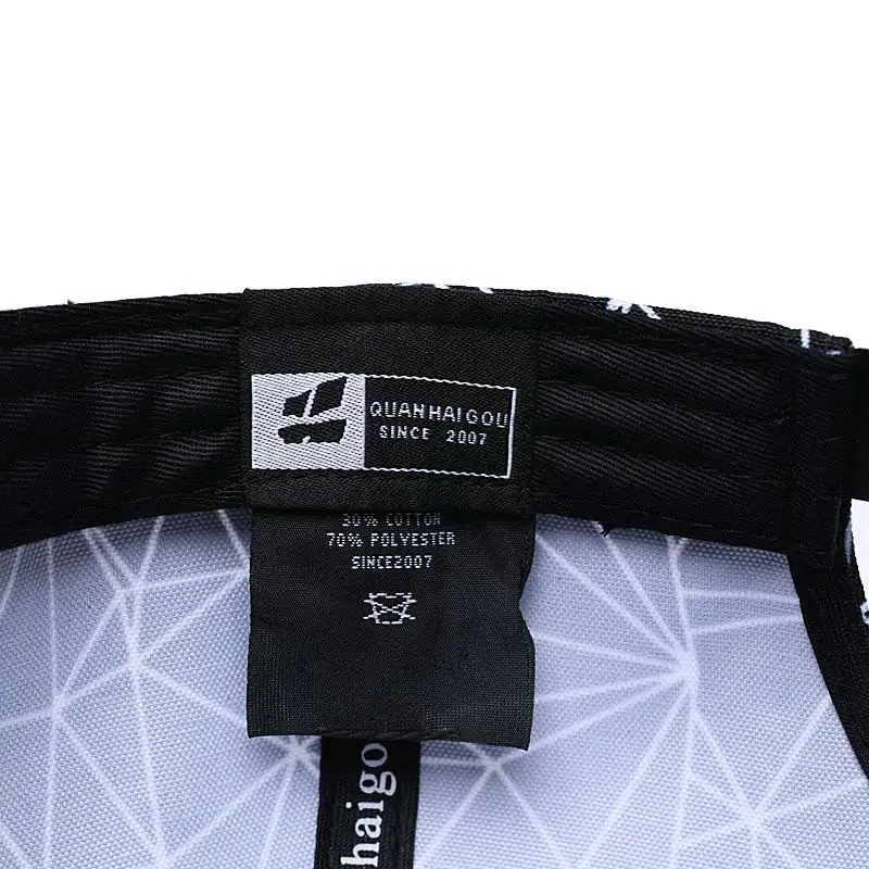 Quanhaigou белые лазеры Snapback крутая плоская шляпа с козырьком для молодых людей