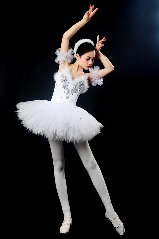 Новинка детские костюмы балетная одежда подтяжки для девочек белая пачка