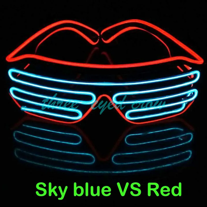 Горячая Распродажа 2018 неоновые светодиодсветодиодный очки с подсветкой модные