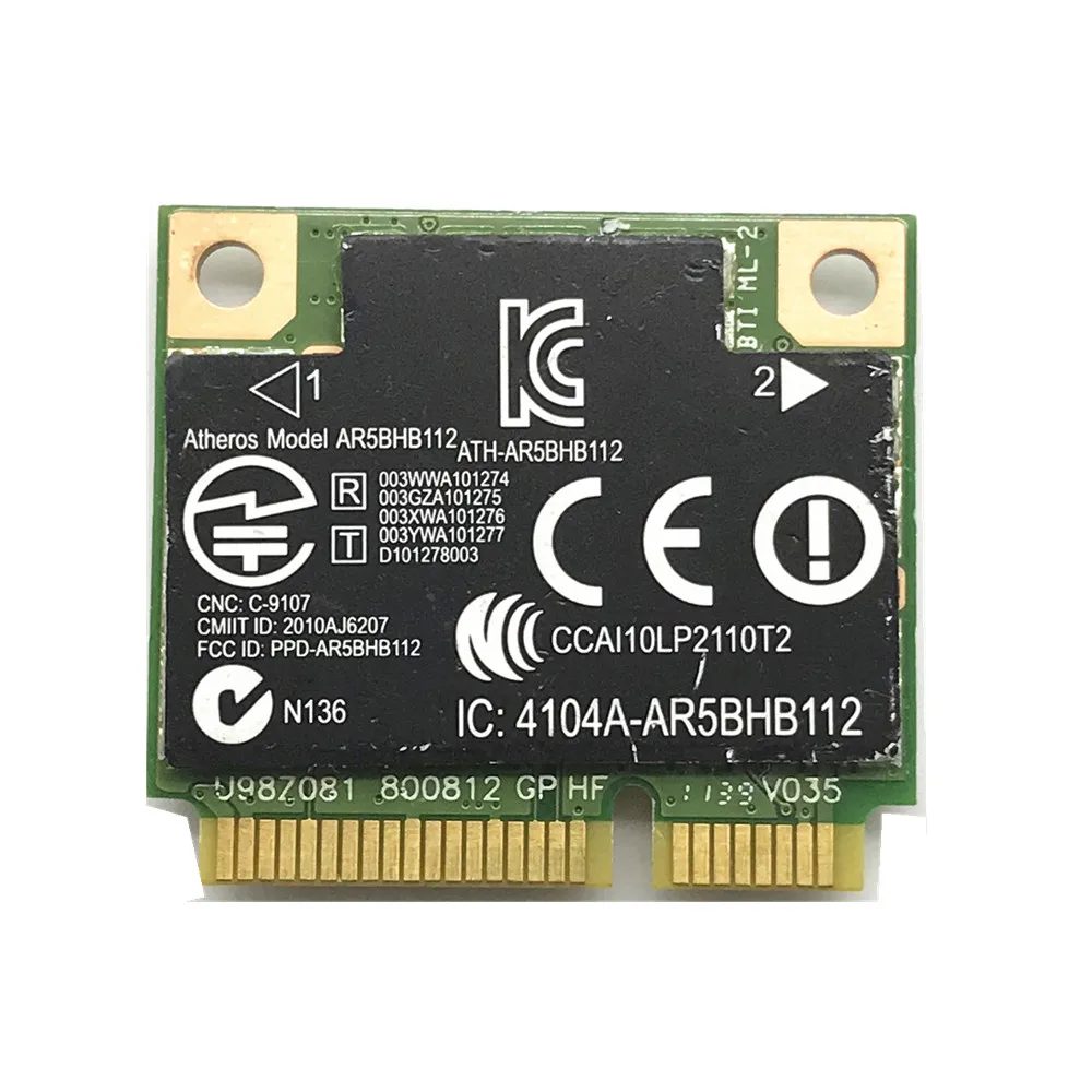 Atheros AR9380 AR5BHB112 Killer N1103 WLAM 2 4G/5G HP SPS: 630435-001 WiFi карта LAN беспроводная сетевая |