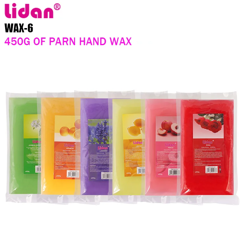 Парафиновый воск LIDAN Rose red 450 г ванночка для дизайна ногтей инструмент ухода за