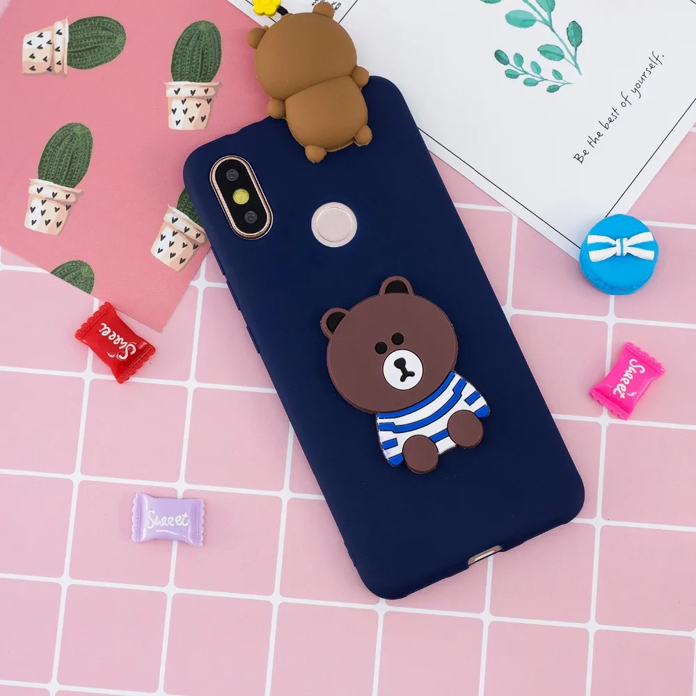 Единорог Панда 3D чехол для Xiaomi Mi A2 6X Coque Redmi Note 5 Pro Pocophone F1 Etui Capinha| |