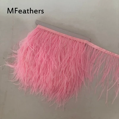 pink Розовый Цвет Окрашенные обрезки страусовых перьев 10-15 см перо для рукоделия ленты для Свадебная вечеринка в отеле украшения для дома 42 Цвета s доступны - Цвет: pink