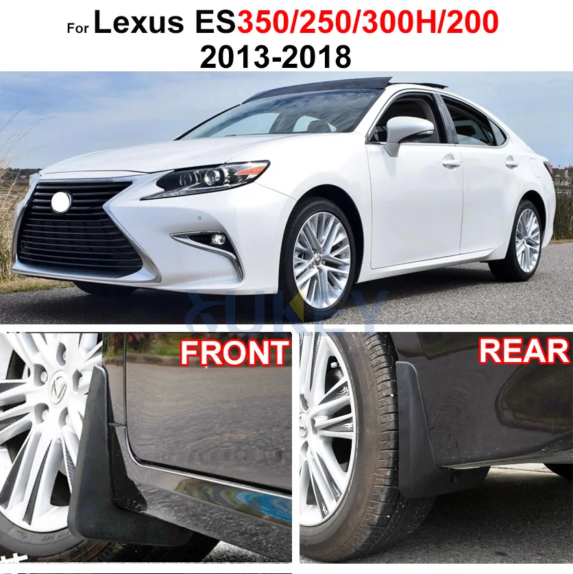 Набор брызговиков для Lexus ES ES200 ES350 ES300h ES250 2013- Брызговики передние и задние брызговики