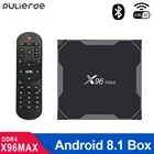 ТВ-приставка X96MAX 4 Гб 64 ГБ Android 8,1 4 ГБ 32 ГБ Amlogic S905X2 4K H2.65 1000M 2,4 ГГц5 ГГц Wi-Fi Смарт ТВ-приставка медиаплеер BT4.0