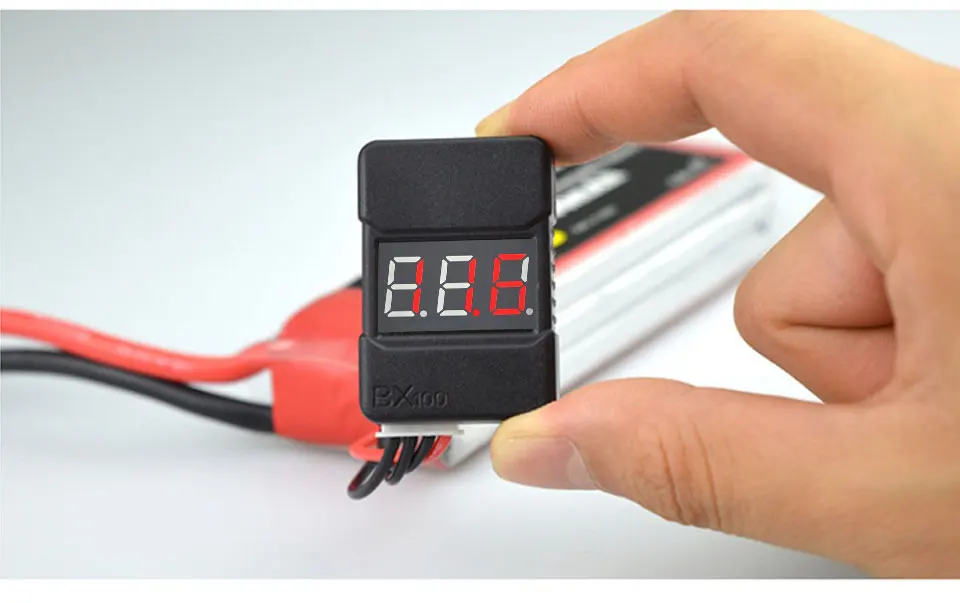 10 шт./лот Hotrc BX100 1-8 s Indicateur RC Li-Ion Lipo Testeur de Batterie Basse Tension Alarme Par Buzzer outils | Игрушки и хобби