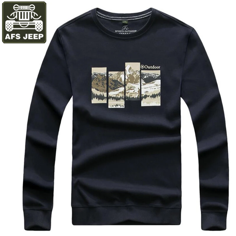 AFS JEEP/Брендовые мужские толстовки с капюшоном с принтом, повседневные толстовки с круглым вырезом, мужской, с длинными рукавами, Повседневная модная Толстовка для мужчин, большие размеры