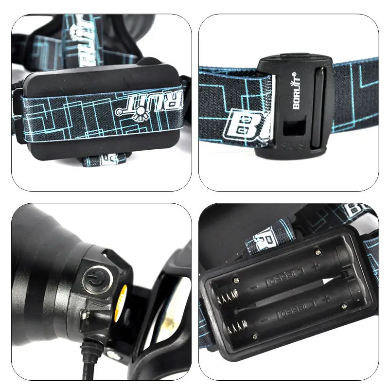 Новый BORUiT Smart B10 оригинальный Cree XM L2 Охота Кемпинг Рыбалка Головной фонарь