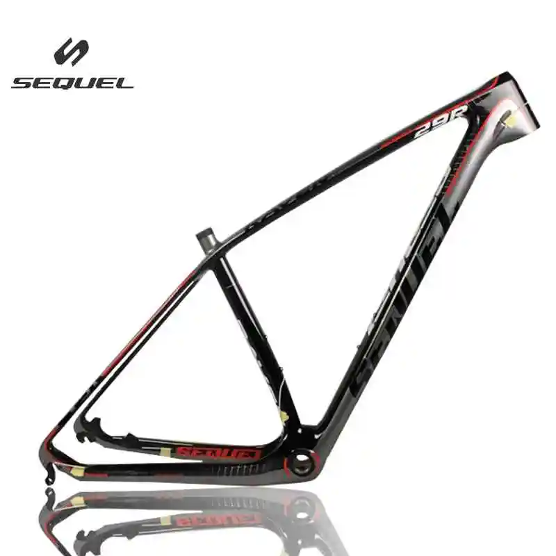 MQ-03 mtb углеродная рама 29er 142*12 мм через ось рамка велосипеда SEQUEL логотип углеродный