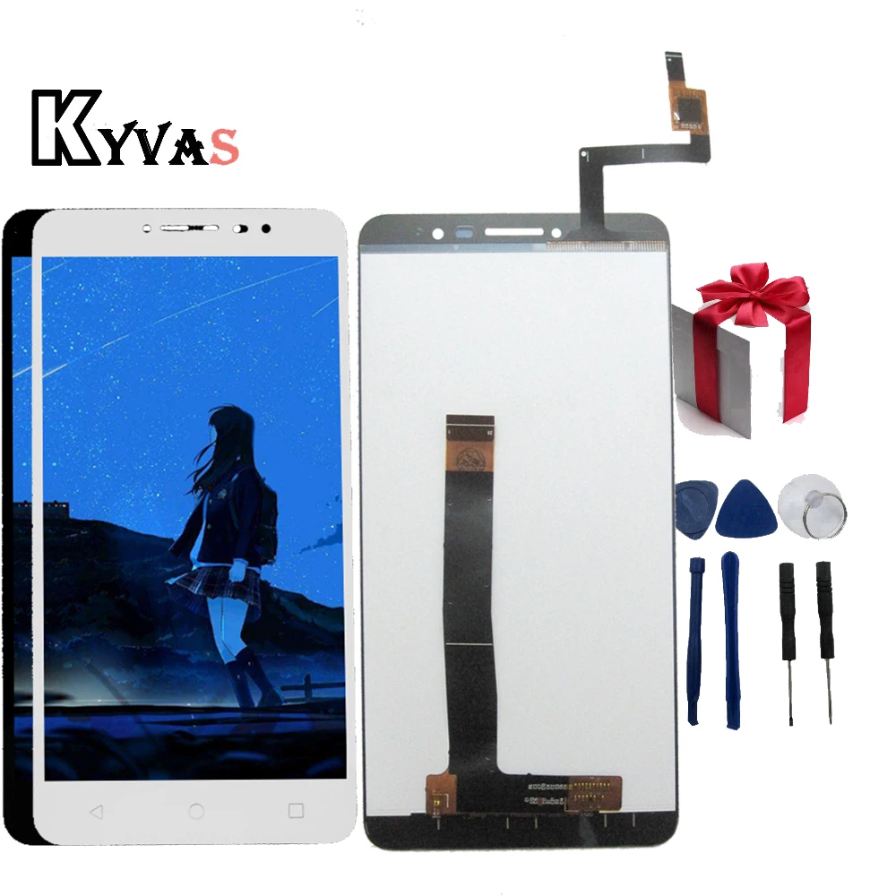 Для Alcatel A3 XL 6 0 дюймов A3XL 9008U 9008 ЖК дисплей + кодирующий преобразователь сенсорного