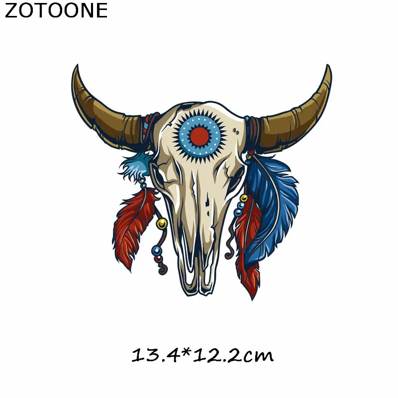 ZOTOONE крутые модные нашивки с животными для одежды моющиеся наклейки сделай сам