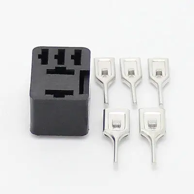 

10 комплектов-PCB автоматическое реле гнездо 5pin держатель автомобильного реле pcb терминал