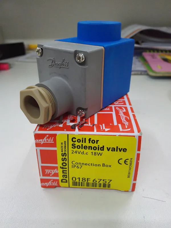 Для катушки соленоидного клапана Danfoss 018F6757 BE024DS DC 24VDC 18W | Компьютеры и офис