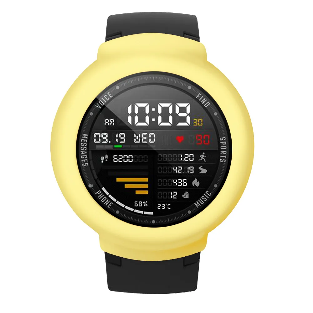 Z523 чехол 2019 Мягкий ТПУ защитный силиконовый для Huami Amazfit Verge Смарт часы|Защита