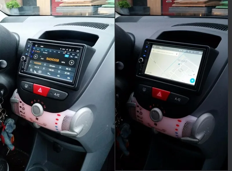 Android 8 1 В тире двойной 2 din Авто радио gps навигатор плеер аудио HD сенсорный экран WiFi