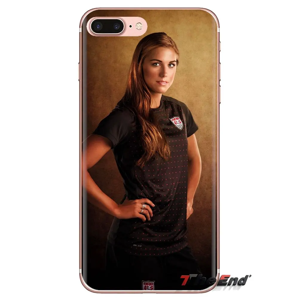 Для iPod Touch Apple iPhone 4 4S 5 5S SE 5C 6 6S 7 8 X XR XS Plus MAX TPU прозрачный чехол для кожи Алекс Морган
