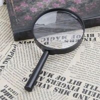 90mm handheld magnifier 5x reading map newspaper magnifying glass jewelry loupe
