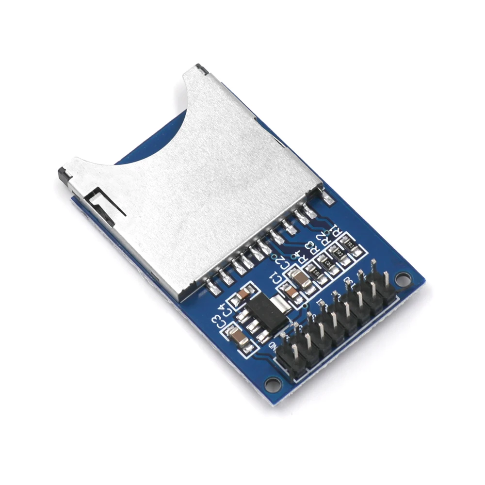 10 шт./лот модуль чтения и письма SD карты разъем считыватель ARM MCU для arduino|sd card module|mcu