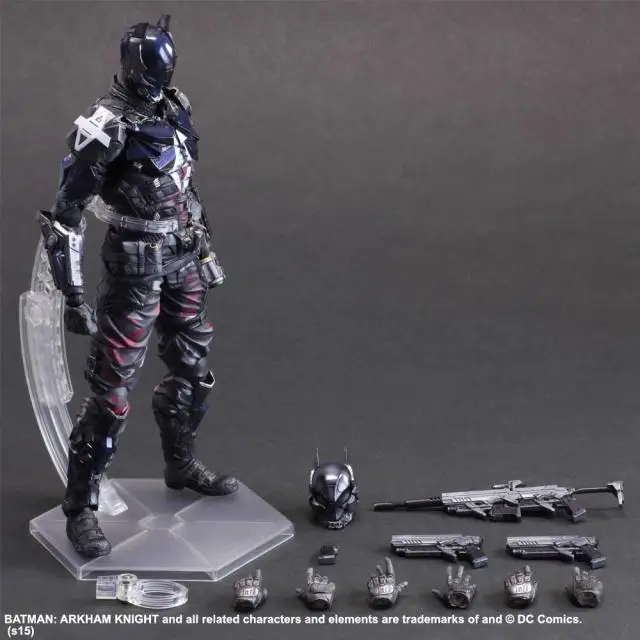 PLAY ARTS 27 см No.3 Бэтмен: рыцарь Аркхэм модель игрушки|Игровые фигурки и трансформеры|