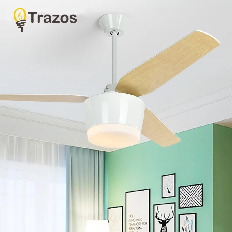 Потолочный вентилятор TRAZOS Ventilador De Techo простой потолочный для гостиной ресторана
