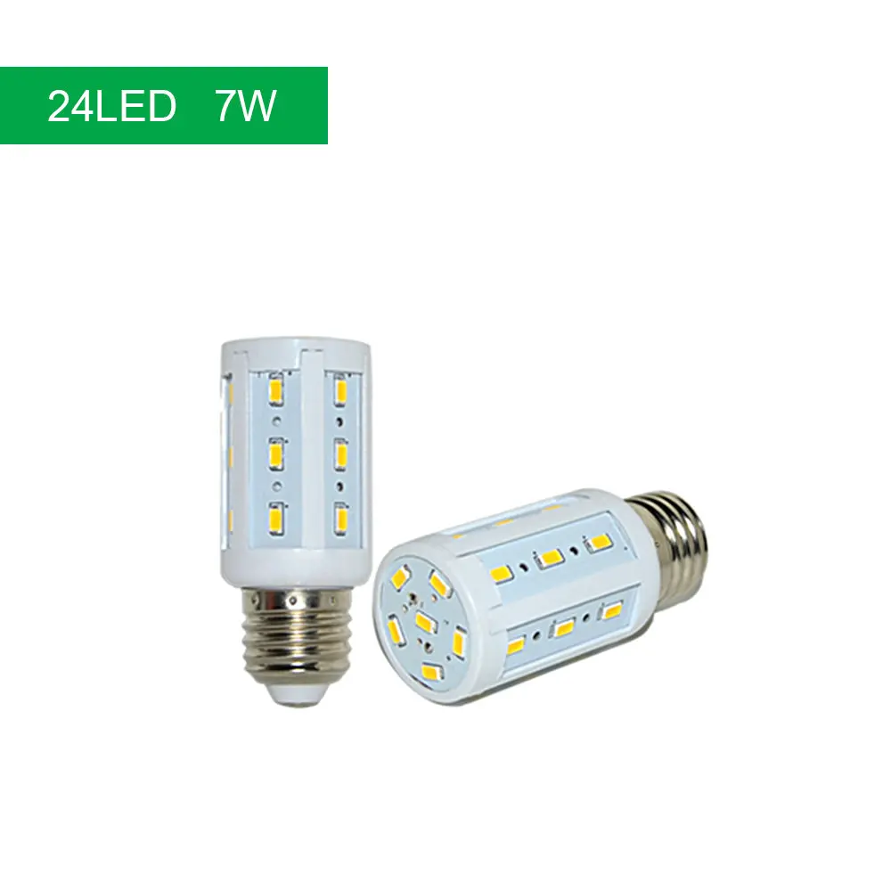 Высокое качество E27 E14 5730 SMD Светодиодная кукурузная Лампа AC 220V 110V 5W 12W 15W 25W 30W 40W 50W