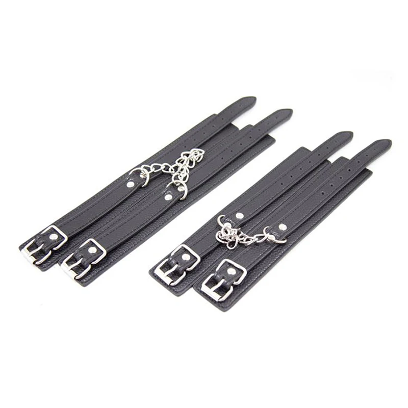 Змея Patten из искусственной кожи ручные манжеты/наручники на лодыжки сексуальные