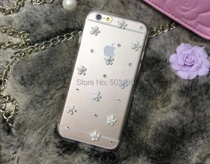 Чехол со стразами для Sony Xperia X XA XA1 XA2 Ultra XZ XZ3 XZ1 XZ2 Compact Plus Premium Performance Diamond White Flower |