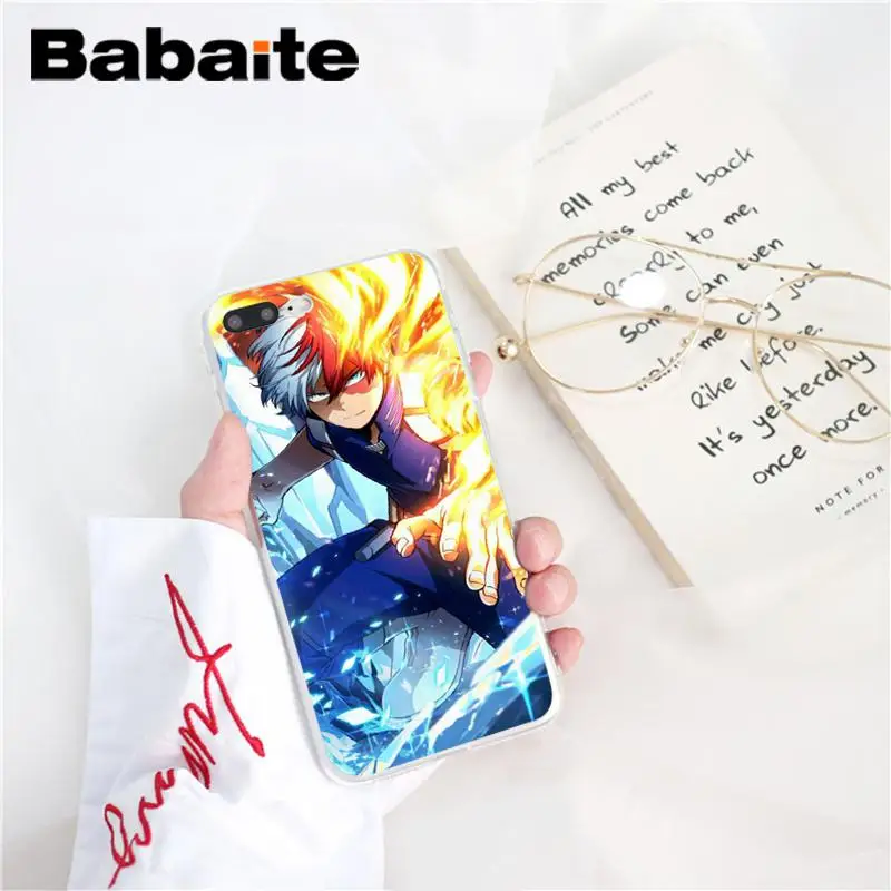 A10 Babaite Dabi Boku no My Hero Academia TPU Soft Silicone Phone Case for iPhone 5 5Sx 6 7 7plus 8 8Plus X XS MAX XR 10 Case - Цвет: A10