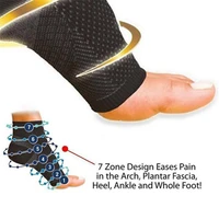 1 pair foot angel anti fatigue outerdoor women men socks compression breatheable foot sleeve support socks men brace sock