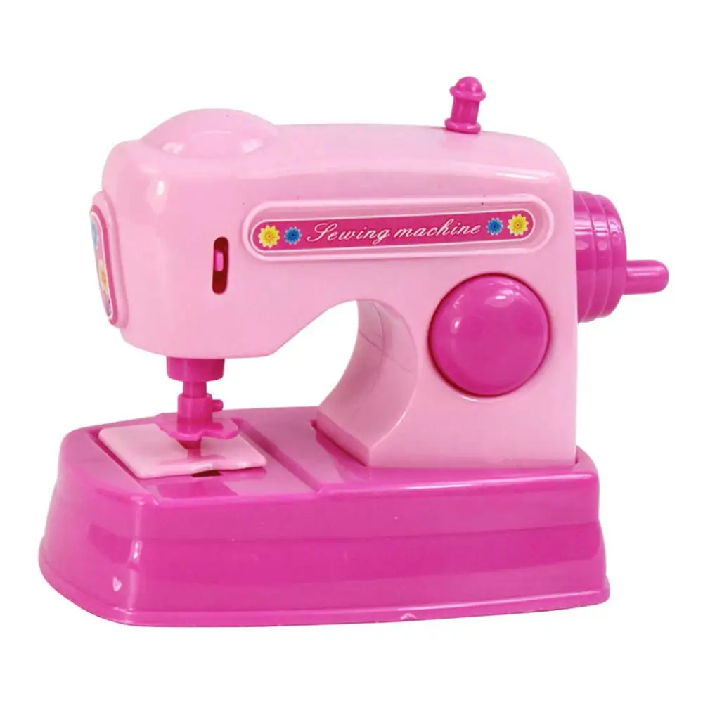 Sewing Machine Pink Детский мини-кухонный холодильник/соковыжималка/рисоварка для детей, ролевые игры, игрушки, моделирование, кухонные игрушечные инструменты, набор, подарки для детей - Цвет: Sewing Machine Pink