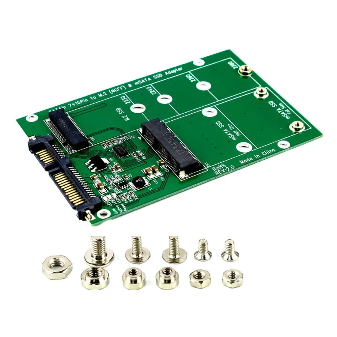 Совершенно новая Замена NGFF M.2 B + M ключ или mSATA SSD на SATA III 3 адаптер карта|sata sata|sata to