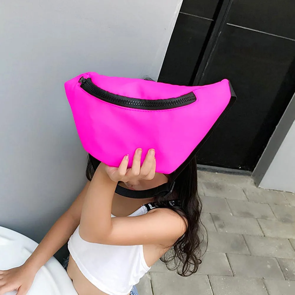 MUQGEW пояс поясная сумка Soulder Грудь Сумки Мода Пряжка ремень молния портмоне Подушка Форма нейлон закуски пакет кошелек банан