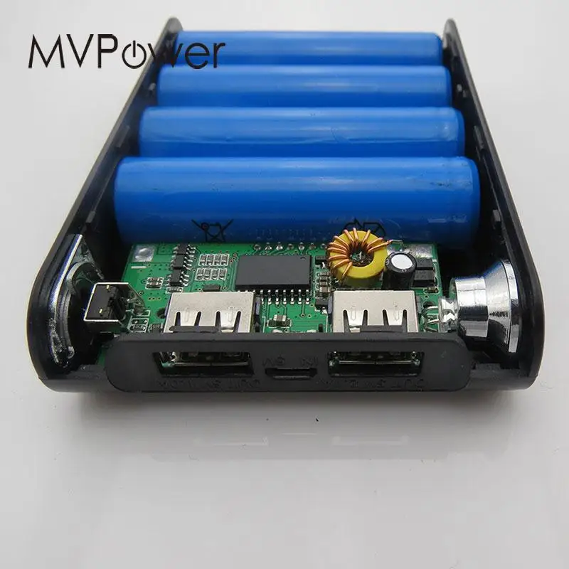 Чехол для аккумулятора MV power Bank Box универсальное зарядное устройство с двумя USB