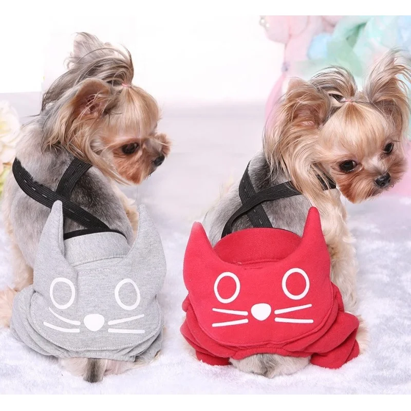 

New Clothing for Dogs Pet Trousers Cotton Brushed Soft Warm Winter Dog Pants For Matching Small Dogs Overalls Free Shipping