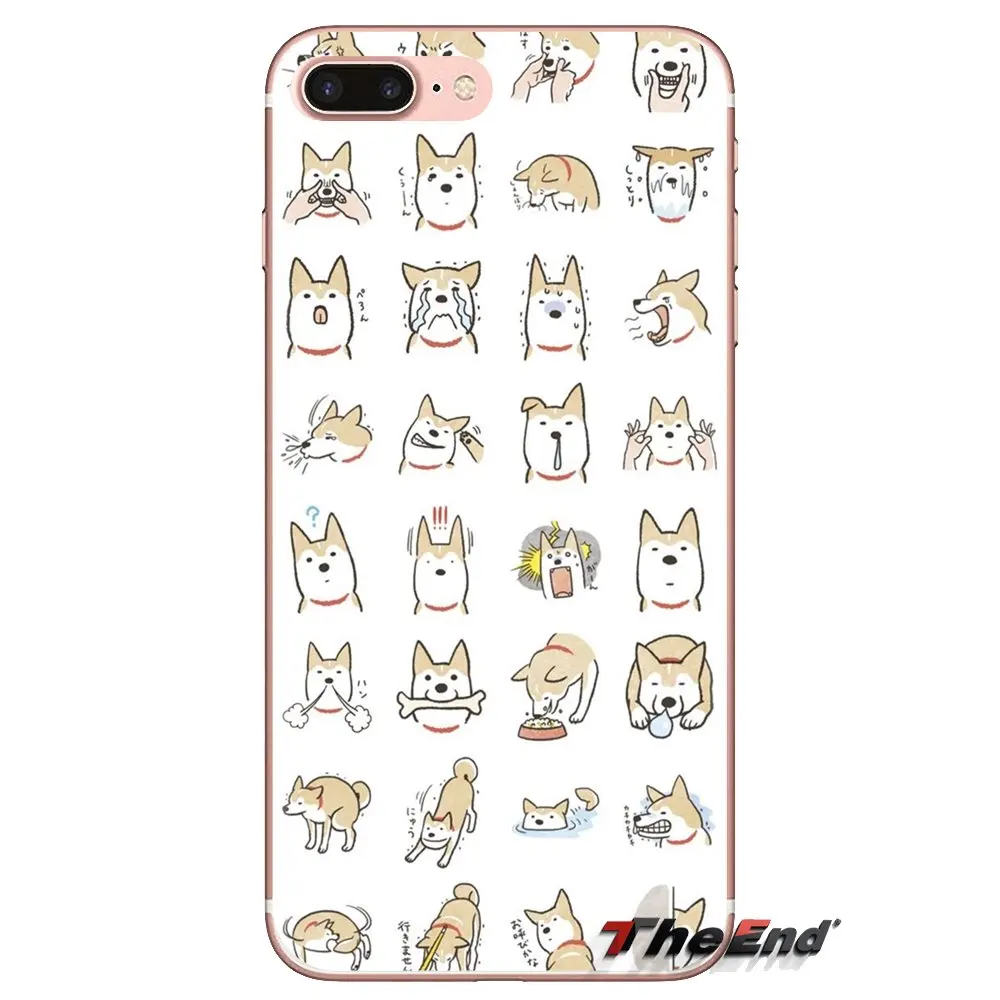 funny doge dog Transparent Soft Shell Covers For Huawei Mate Honor 4C 5C 5X 6X 7 7A 7C 8 9 10 8C 8X 20 Lite Pro |