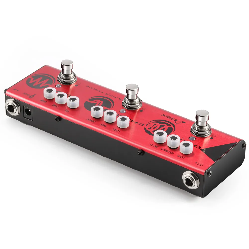 Педаль эффектов для гитары Donner Alpha Force 3 типа задержки хора педаль с высоким