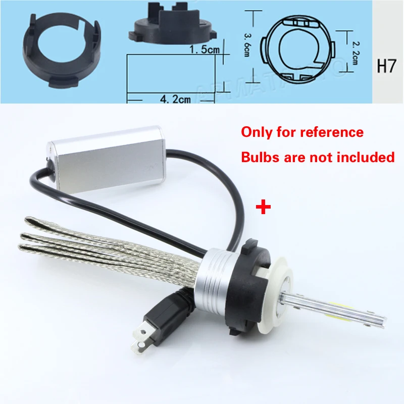 2 шт. автомобильный держатель для передних фар H7 Hyundai MISTRA|adapter for led|adapter ledadapter h7 |