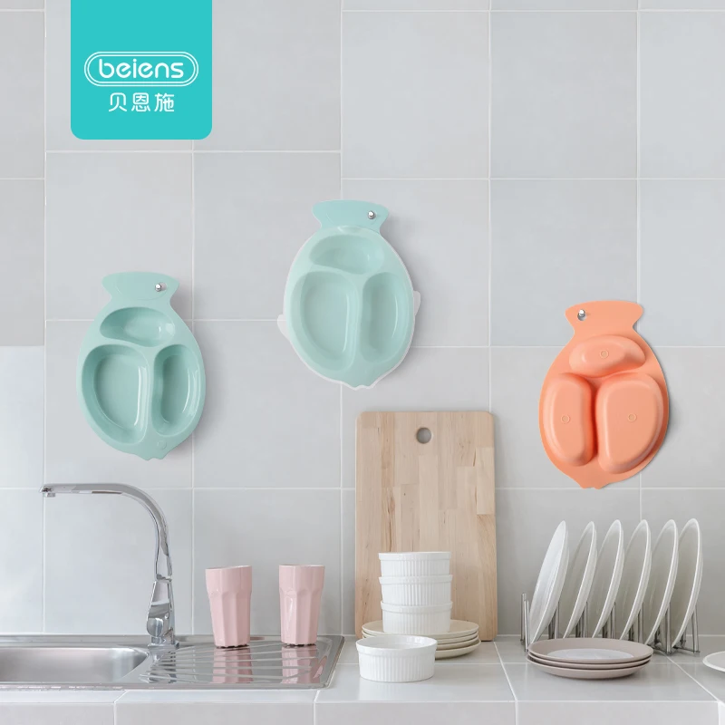 Beiens детская тарелка кормушка Platos Infantil форма рыбы блюда для детей Детская