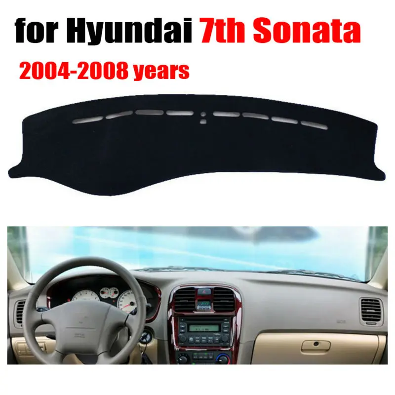 Автомобильный коврик RKCA для приборной панели Hyundai 7th Sonata 2004 2008 левый руль задняя