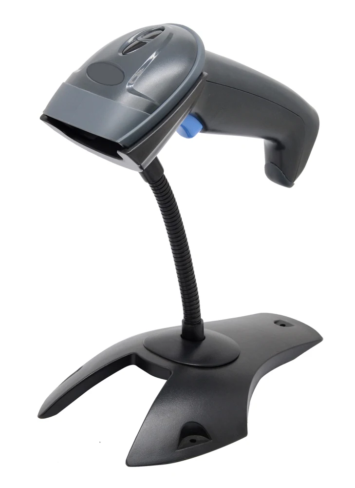 1D Scanner With Stan Ручной сканер штрих-кодов ISSYZONEPOS 1D CCD USB проводной ручной/автоматический Индуктивный(опционально) считывающее устройство для штрих-кодов с подставкой - Цвет: 1D Scanner With Stan