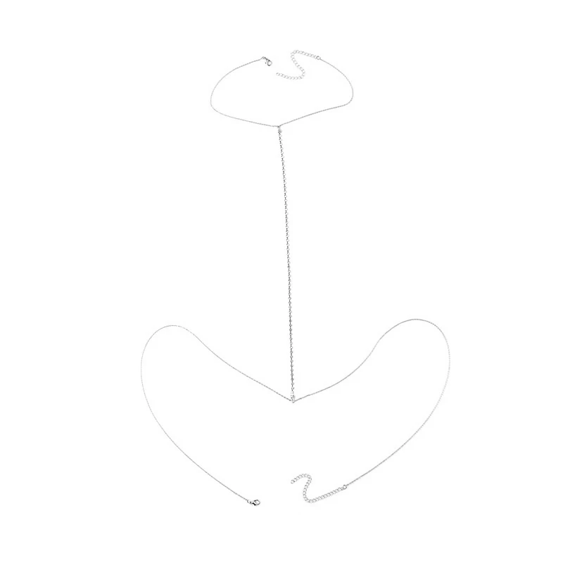 Цепочка IngeSight.Z женская модное ожерелье со звеньями соблазнительная нагрудная