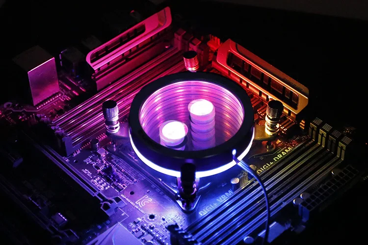 Барроу LTFHBX-04N-V2, для Intel 2011/X99/X299 cpu водяные блоки зеркало Экстрим, LRC RGB v2 акриловое микро водяное охлаждение