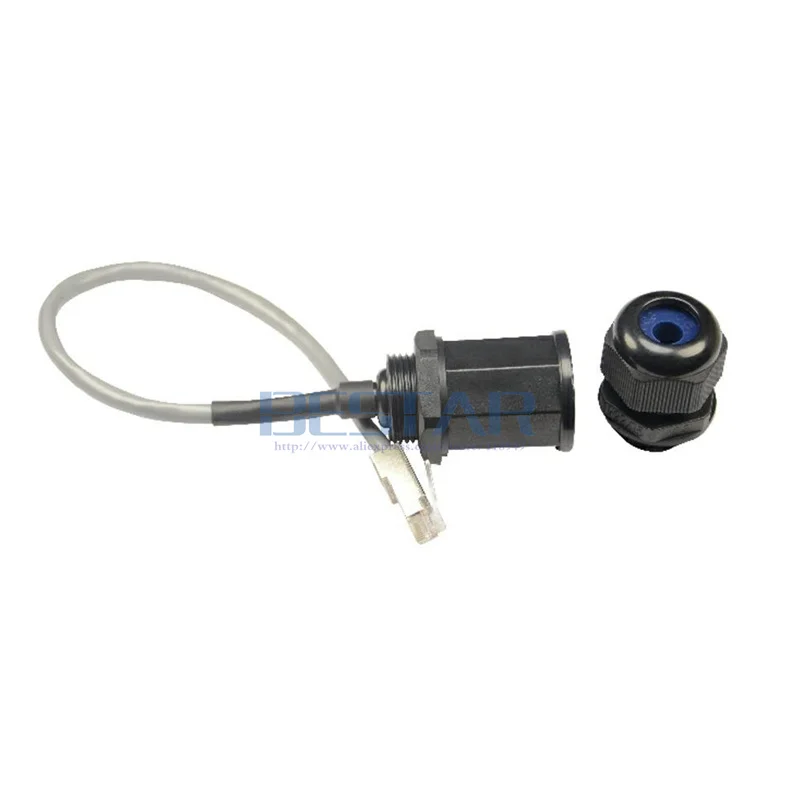 0,25 м CAT5E RJ45 водонепроницаемый M22 экранирующий сетевой кабель Ethernet LAN RJ 45 IP68 водонепроницаемый разъем для наружной ip-камеры AP