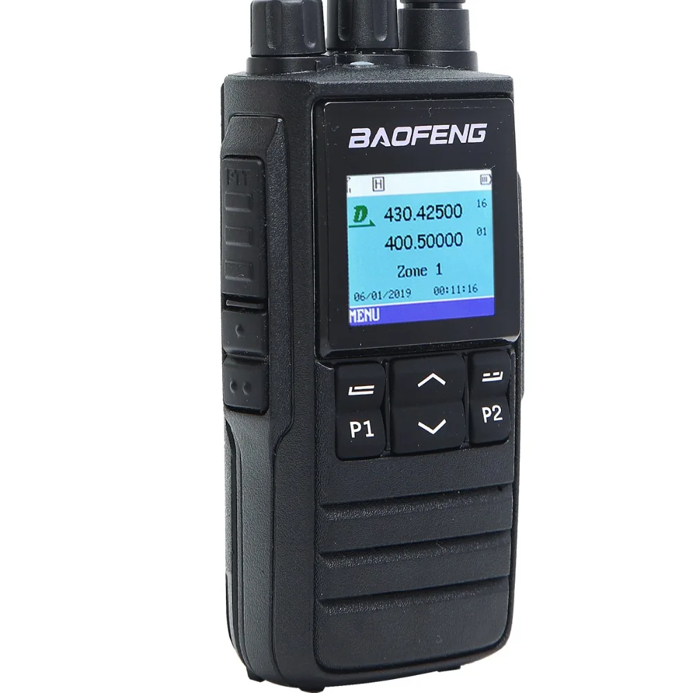 Baofeng DM-1703 Dual Band Dual Time slot DMR цифровой/аналоговый 2 Way Радио 136-174/400-470 МГц 1024 Каналы Ham иди и болтай Walkie Talkie