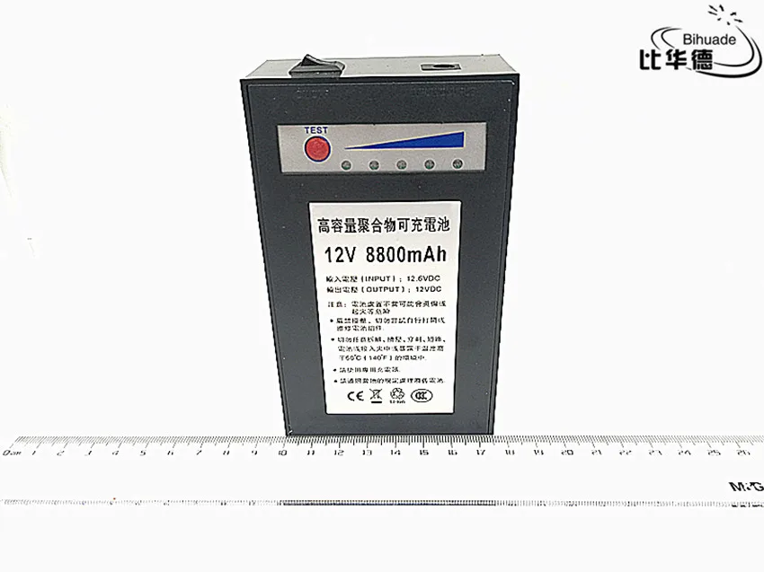 12V 8800mah литиевая батарея перезаряжаемая DC Батарея полимерная для монитора мотор