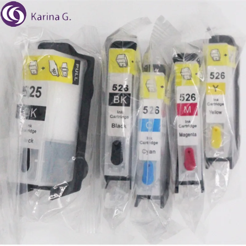 Картридж для принтера PGI525 CLI526 PGI 525 многоразовый подходит Canon PIXMA iP 4850 MG5150 5250 6150 8150 и
