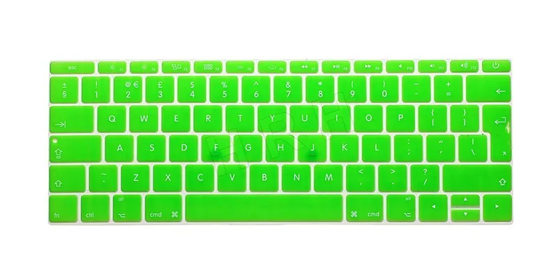 2017 ЕС раскладка английская клавиатура обложка кожа для нового Macbook Mac Pro 13 &quotA1708 Non