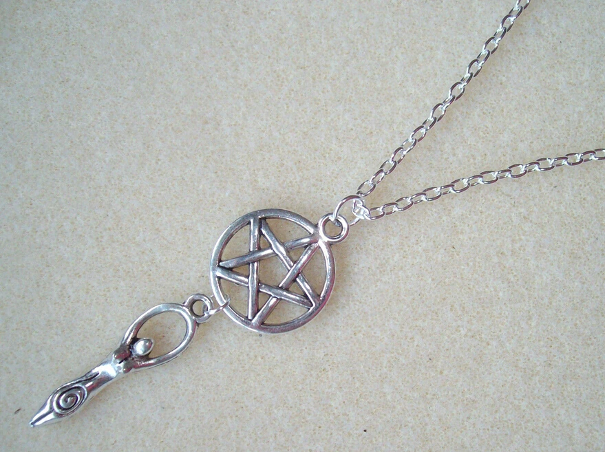 Новые Модные Винтажные Подвески с пентаграммой плодородия богиня мать земля