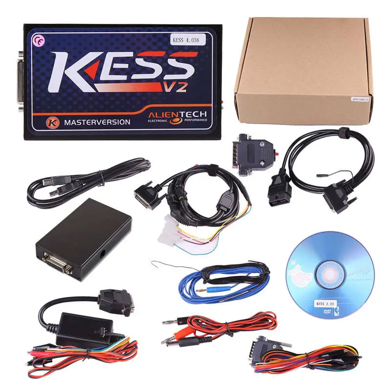 KESS V2 ECU программист OBD2 менеджер Тюнинг Комплект без жетонов ограничение Kess SW V2.32 FW